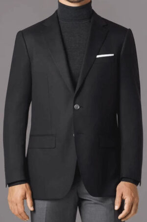 Paolo Cellini Black Luxury Tailored Blazer