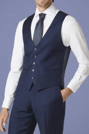 Paolo Cellini American Blue Luxury Tailored Vest & Slacks