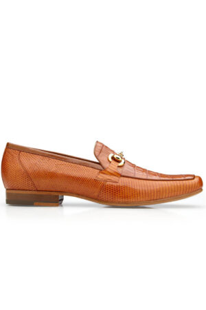 Udine Brandy Genuine Caiman Leather Dress Shoe