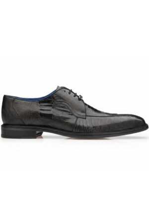 Siena Black Genuine Ostrich Leather Dress Shoe