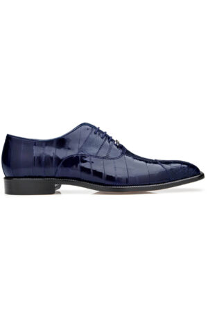 Mare Navy Genuine Ostrich Leather Dress Shoe