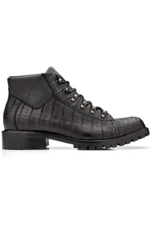 Felipe Black Genuine Caiman Leather Dress Shoe