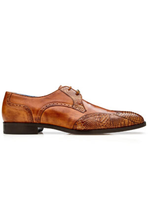 Antonio Peanut Genuine American Alligator Dress Shoe