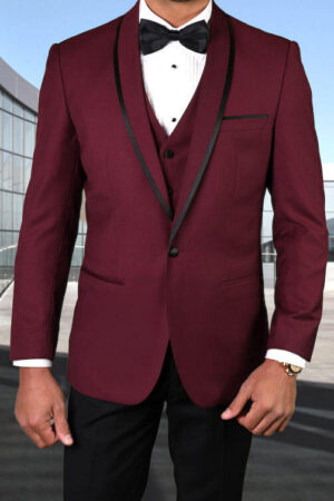 Paolo Cellini Genova Burgundy Suit